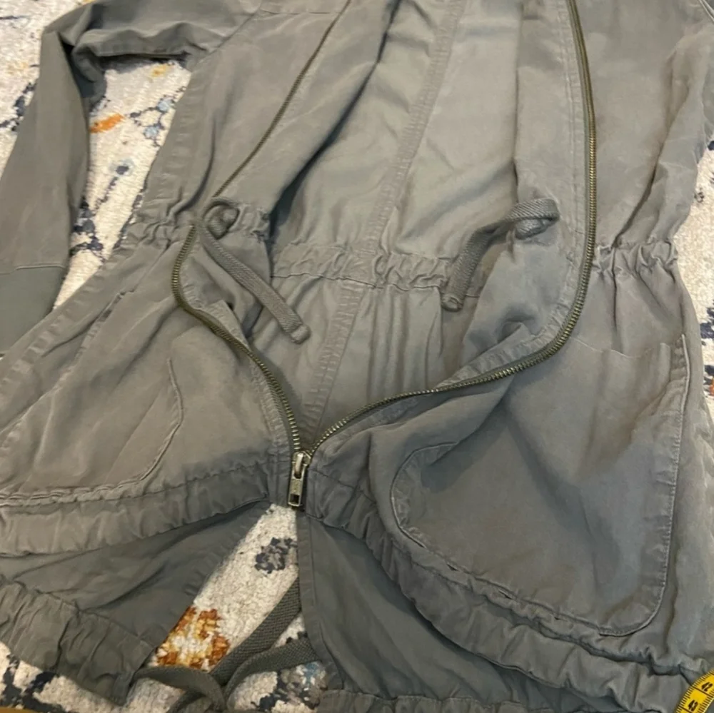 Standard James Perse Full Zip Utility Military Jacket - Picture 3 of 14